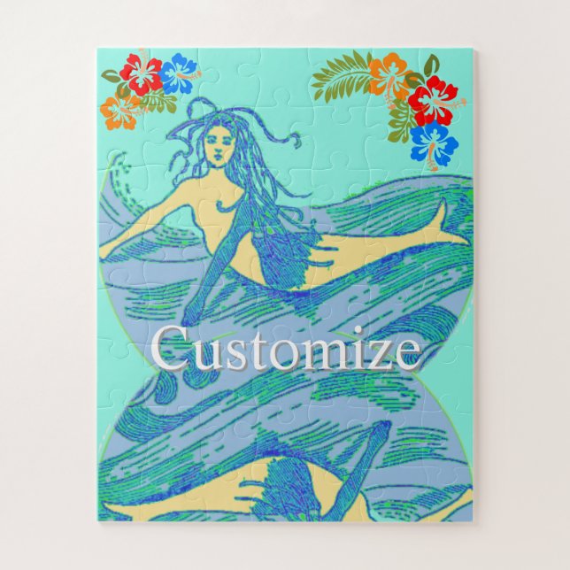 Puzzle Mermaid Waveriding Vintage Thunder_Cove (Vertical)
