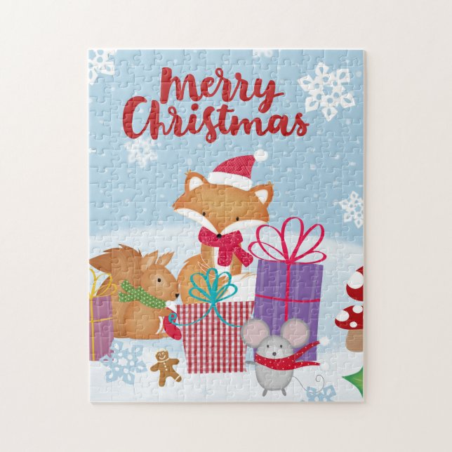 Puzzle Merry Christmas (Vertical)