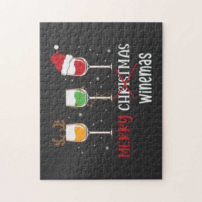 Puzzle Merry Winemas (Vertical)