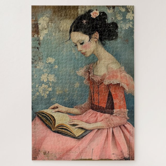 Puzzle Merveilleusement Bizarre Vintage fille difficile (Vertical)