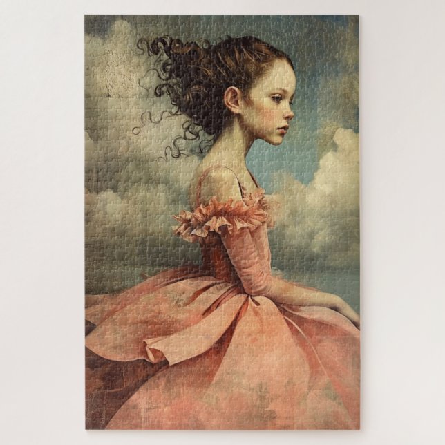 Puzzle Merveilleusement Bizarre Vintage fille difficile (Vertical)