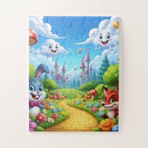 Puzzle Merveilleux Monde avec M. Buuny et Mme Renard