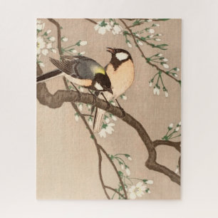 Puzzle Mésange japonaise asiatique Ohara Koson Oiseau Cha