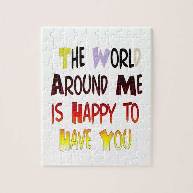 Puzzle Message d'accueil puissant : un devis motivant (Vertical)