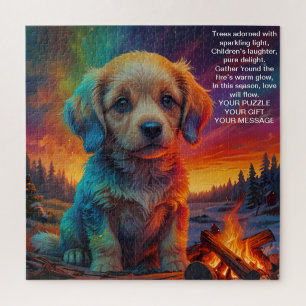 Puzzle Message de Noël Joie