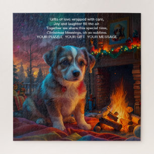 Puzzle Message de Noël Joie