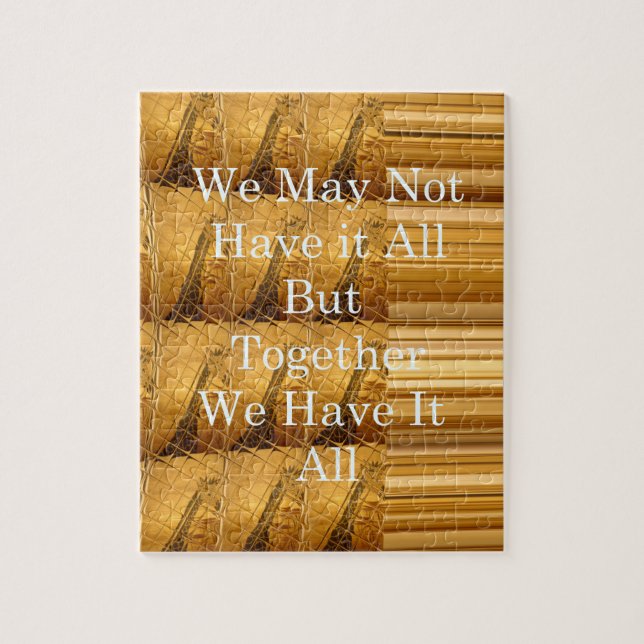 Puzzle Message Inspirant avec Motif de Faune Africaine (Vertical)