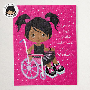 Puzzle Message positif de la fille multiculturelle Person