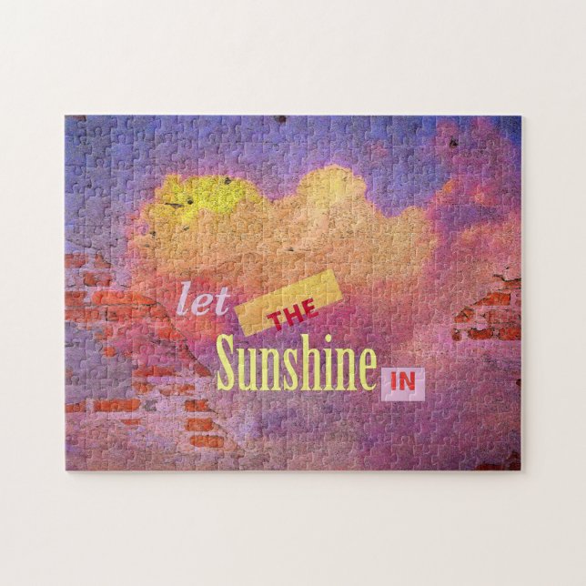 Puzzle Message sur un mur (Horizontal)