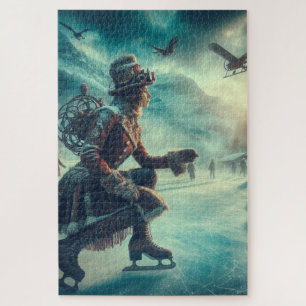 Puzzle Messager d'hiver Steampunk Fantastique Victorien