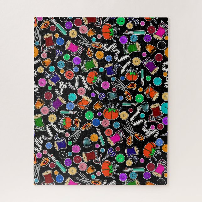 Puzzle Mesurer deux fois coupé une fois coudre des fourni (Vertical)