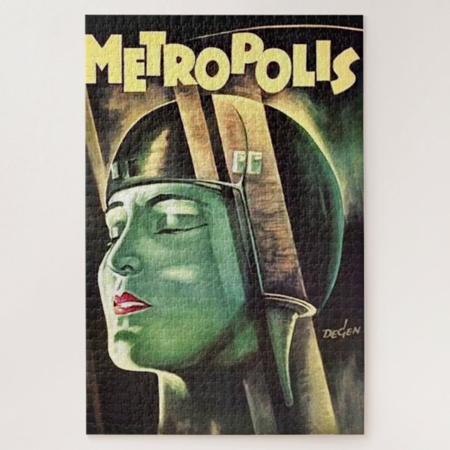 Puzzle Metropolis Vintage Movie   (Vertical)