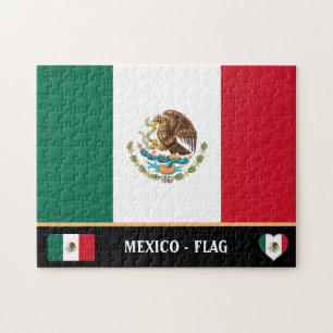 Puzzle Mexican Flag & Mexican country / Mexico