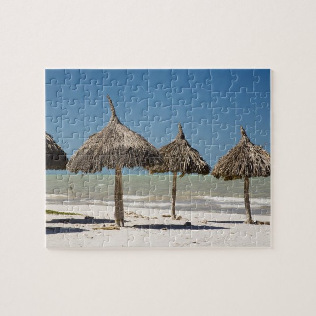 Puzzle Mexique, péninsule du Yucatan, Progreso. Chaume (Horizontal)
