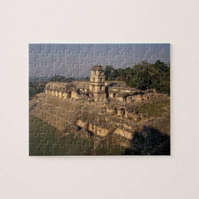 Puzzle Mexique, province de Chiapas,  Palenque, Le Palais (Horizontal)