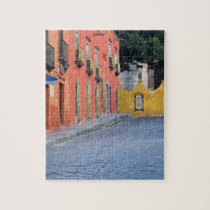 Puzzle Mexique, San Miguel de Allende, Maisons le long