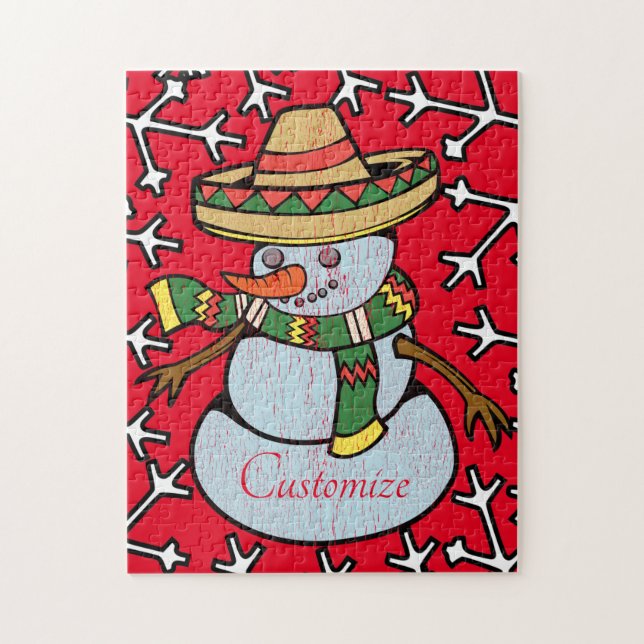 Puzzle Mexique Sombrero Père Noël Thunder_Cove (Vertical)