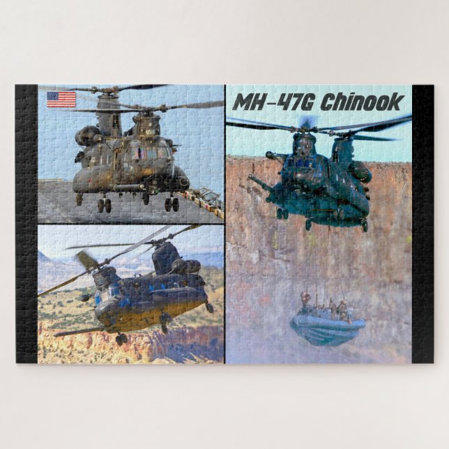 Puzzle MH-47G CHINOOK (20 x 30 POUCES) (Horizontal)