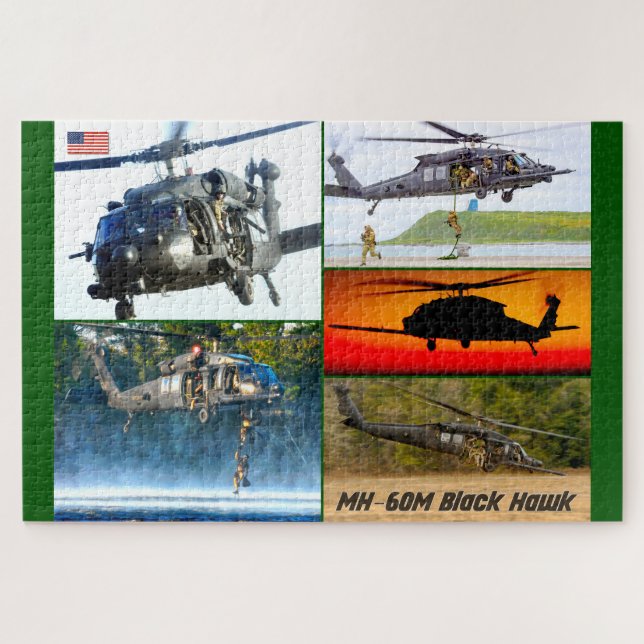 Puzzle MH-60M BLACK HAWK (20x30 POUCES) (Horizontal)