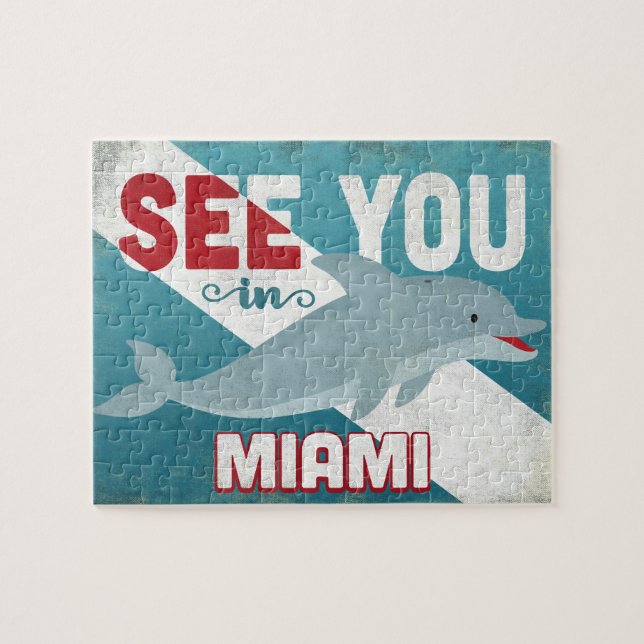 Puzzle Miami Dolphin (Horizontal)