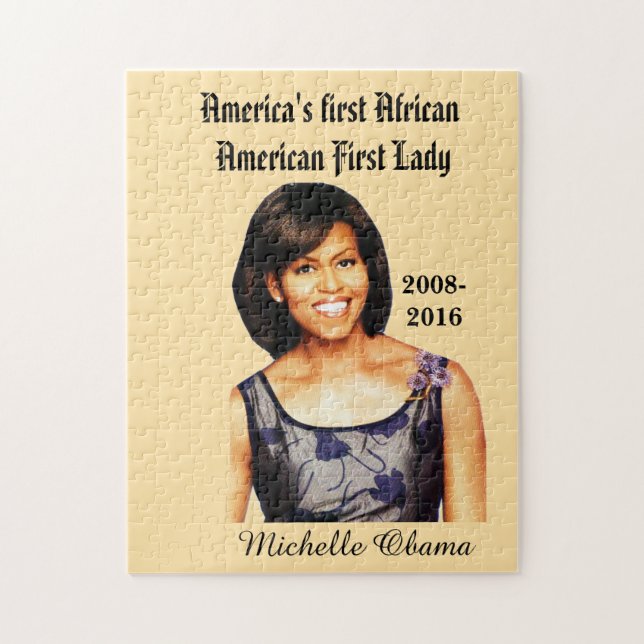 PUZZLE MICHELLE OBAMA SMILING (Vertical)
