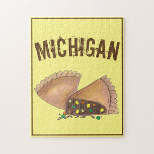 Puzzle Michigan Upper Peninsula Pasties Pasty Meat Pie