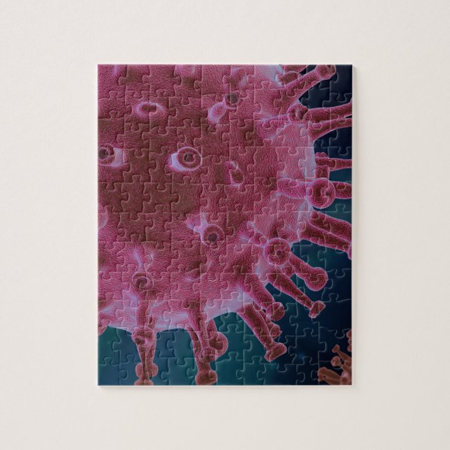 Puzzle Microbiologie du virus Corona (Vertical)