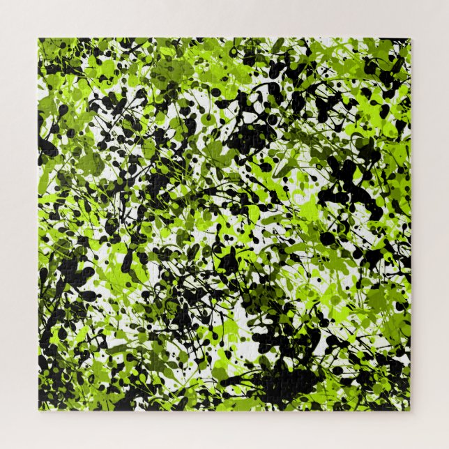 Puzzle Microgreens Vert et Noir (Vertical)