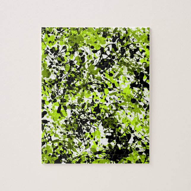 Puzzle Microgreens verts et noirs (Vertical)