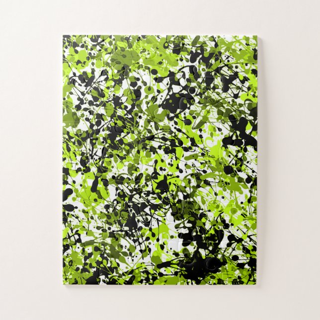 Puzzle Microgreens verts et noirs (Vertical)