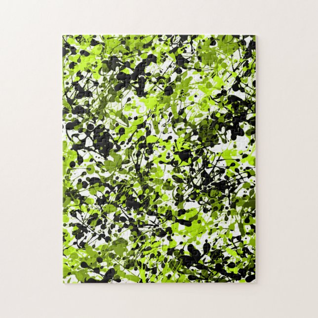 Puzzle Microgreens verts et noirs (Vertical)