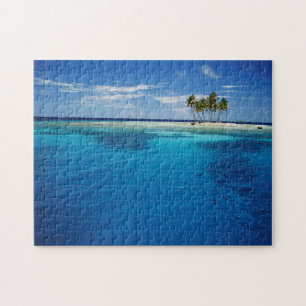 Puzzle Micronésie, Tonowas, vue sur l'idyllique tropical