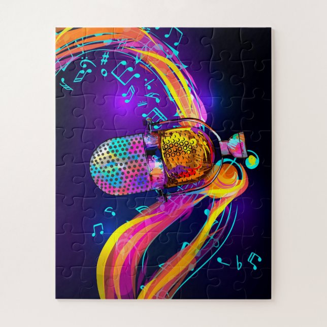 Puzzle Microphone (Vertical)
