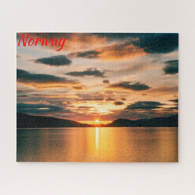 Puzzle Midnight Sun, northern Norway (Horizontal)