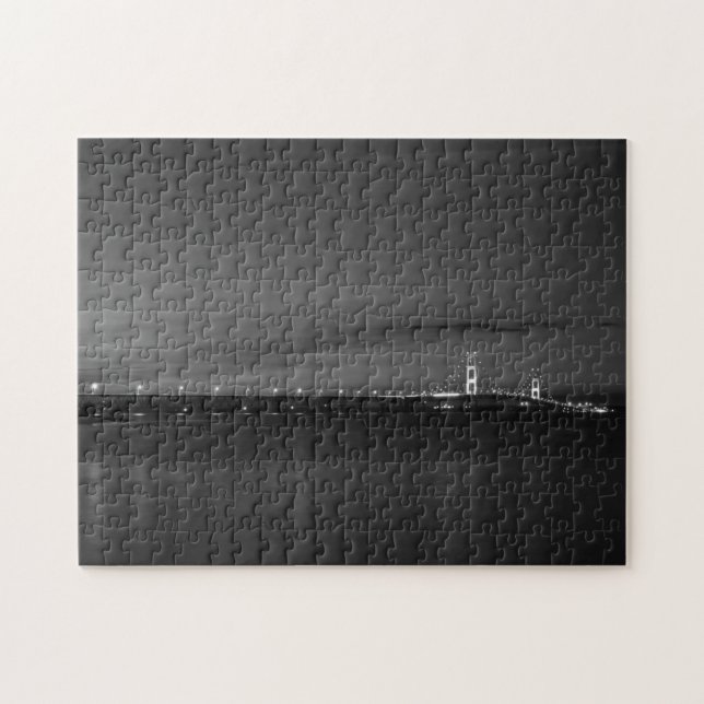 Puzzle Mighty Mac la nuit Pano en niveaux de gris (Horizontal)