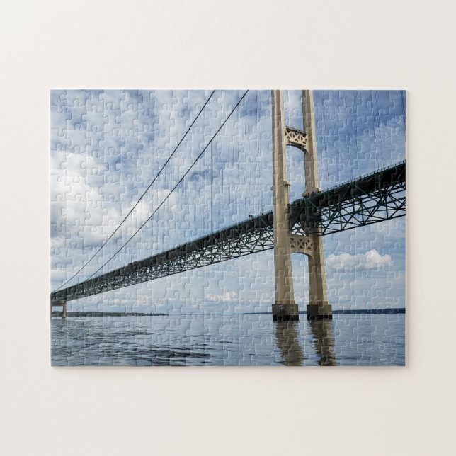 Puzzle Mighty Mac, Mackinac Suspension Bridge, Michigan (Horizontal)