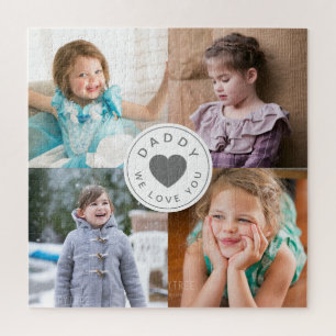 Puzzle Mignon Papa Nous T'aimons Collage De Photos