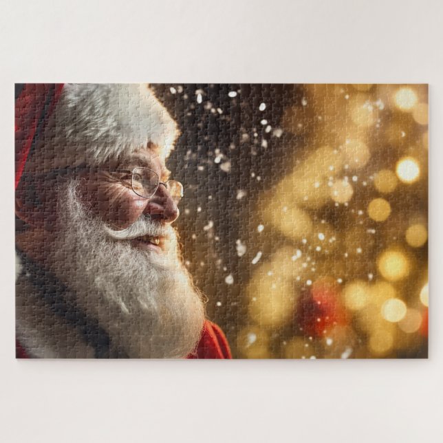 Puzzle mignon santa claus pour la nouvelle année (Horizontal)