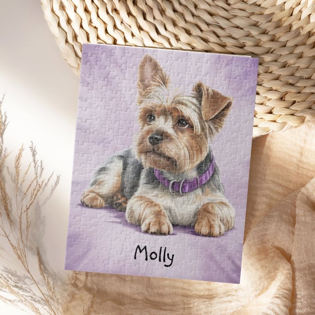 Puzzle Mignon Yorkie Personnalisé (Créateur téléchargé)