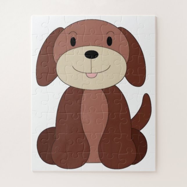 Puzzle Mignonette animal chien enfants (Vertical)