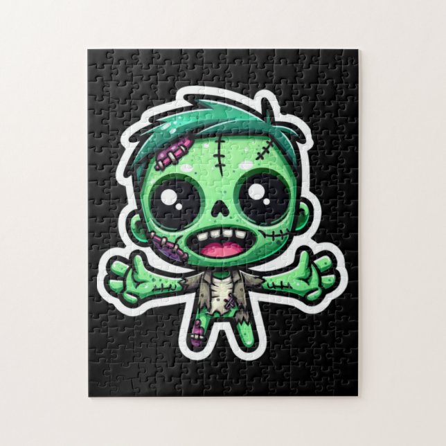 Puzzle Mignonne, drôle de zombie (Vertical)