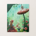 Puzzle Mignonne Inspiré Par Alice Au Pays Des Merveilles<br><div class="desc">Coupe De Puzzle Inspiré Par Alice In Wonderland Coloré/Unique/Amusant Personnalisable</div>