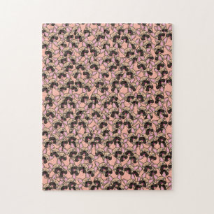 Puzzle Mignonne Motif de chien de taureau français Extr