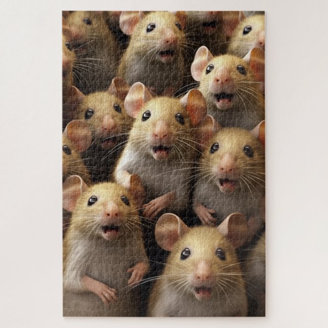 Puzzle Mignonne petite souris (Vertical)