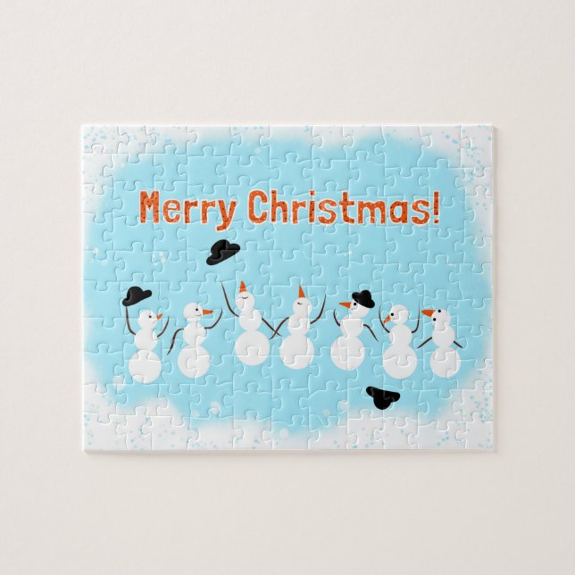 Puzzle Mignons neigeux (Horizontal)