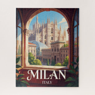 Puzzle Milan Italie Duomo Voyage Historique 