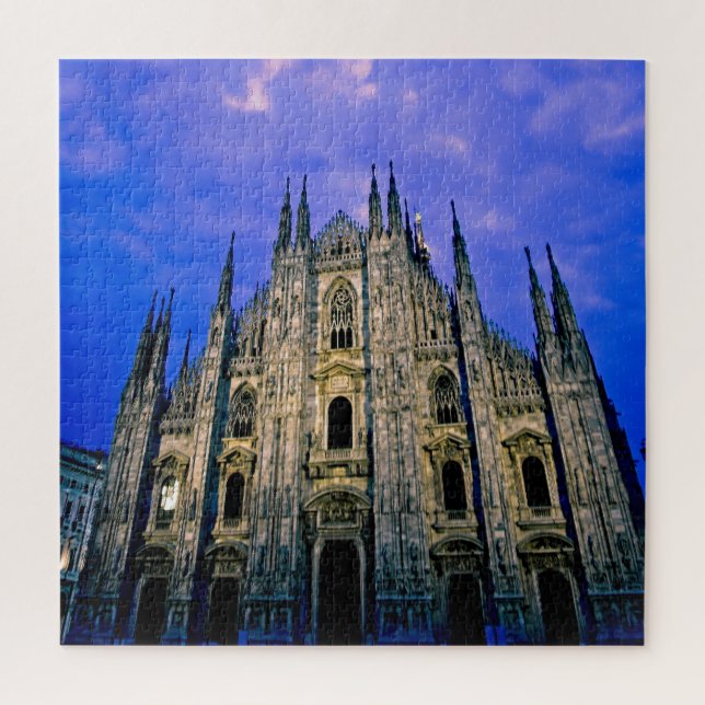 Puzzle Milano Duomo à Sunrise - 20x20 - 676 pc (Vertical)