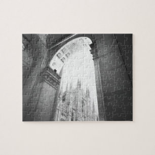 Puzzle Milano Italie, Galleria Vue sur le Duomo