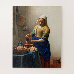 Puzzle Milkmaid Kitchen Maid by Johannes Vermeer