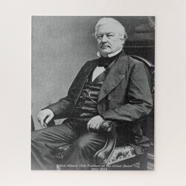 Puzzle Millard Fillmore 13e président des États-Unis. (Vertical)